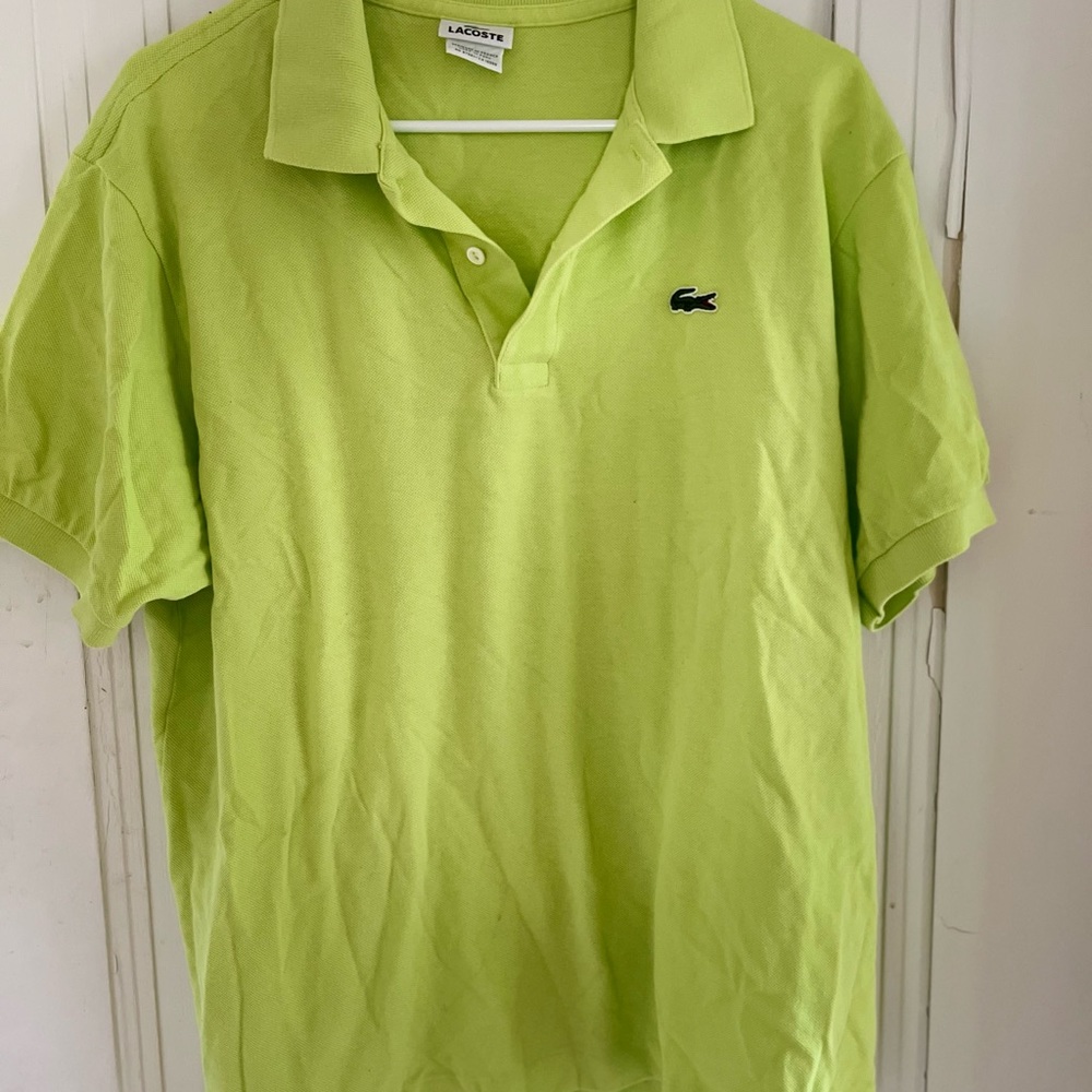 Lacoste Cotton Men’s Polo Shirt Sz 6